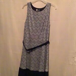 Stylish Black and White Dress